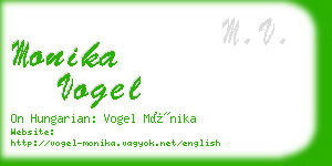 monika vogel business card